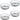 relaxdays Aschenbecheraus Glas, 4er Set - 1414823