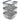 Rotho Set Kühlschrankdose Glas CLIC&LOCK - 1722660