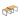 Songmics Regal, 2er Set, Nature-Schwarz