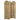 Raumteiler Macallen Messing Finish lackiert (Brushed Gold)