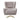 Lily 1-Sitzer Sofa drehbar in Creme aus Samt mit Metallfuss