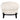 Sessel Montana white chenille (Bergen 900 white chenille)