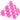 Bälleset Ø6 cm - 100 balls/soft pink - 1027269