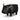 zoosy Hocker Kuh schwarz - 1136832