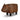 zoosy Hocker Kuh braun - 1136833