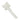 Gardinia X-Gelenkgleiter, 25 Stück, Weiss - 1156001