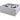 Bällebad soft eckig - Grey white dots - 1158101