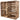 Holz Zollhaus Vintage Holzregal geflammt - 1162316
