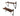 Vasagle Wandregal, 2er Set, Holz & Metall - 1171306