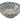 Haynan Schale navyblau 21 cm, Rand rot - 1346486