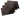 Paderno Schieferplatte eckig 4er Set - 1529568