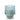 balthasar Kerze Viento im Glas, Hellblau - 1636607