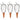 Scheurich Bördy M,3erSet,Transparent,220 ml - 1660333