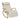 Songmics Schaukelstuhl Birkenholz, Beige - 1668538