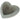 Opiflor Schale Herz aus Zement, Grau - 1679747