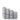 balthasar Adventstufenset Grooves, Silber - 1718279