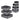 relaxdays Springformen-Set rund & Eckig - 1776510