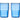 Lyngby TrinkglasTorino 40 cl 2 Stk. Blue - 1850628