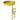 Esschert Design Ablage mit Klemme, Gold