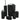 MSV Badset Hannah, 6er Set, Schwarz