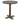 Bistro-Tisch Revelin dark brown 75Ø