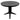 Esstisch Rayford black oval 230