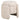 Hocker & Fußbank Cupid beige angora with storage