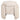 Hocker & Fußbank Cupid beige angora with storage