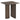 Beistelltisch Castello Smoked charchoal oak top