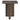 Beistelltisch Castello Smoked charchoal oak top
