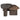 Couchtisch Castello Smoked charchoal (Set of 2)