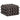 Aufbewahrungsbox Nyx dark brown small