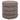 Hocker & Fußbank Adele brown chunky