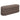 Hocker & Fußbank Camille brown chunky