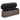 Hocker & Fußbank Camille brown chunky