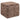 Hocker & Fußbank Ciela brown labyrinth