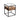 Vasagle Beistelltisch aus Holz und Glas