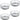 relaxdays Aschenbecheraus Glas, 4er Set