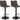 House Nordic Barstuhl Middelfart grey 2Set