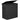 Songmics Wäschekorb Schwarz, 142L