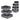 relaxdays Springformen-Set rund & Eckig