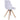 House Nordic Stuhl Bergen, 2er Set, Weiss
