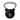 KOOR Kettlebell 8 kg schwarz