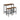 Vasagle Bartisch mit 2 Hocker