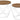 Vasagle Couchtisch 2er Set, Weiss-Natur