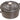 Staub Cocotte 24cm, rund, Graphit-Grau,