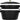 Staub Cocotte 3tlg. 24cm, rund, Schwarz,