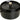 Staub Cocotte 22cm, rund, Schwarz,