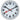 NexTime Wanduhr Station gebürstet 34.8cm