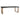 Esstisch Blackbone brass 220 (Black rustic)